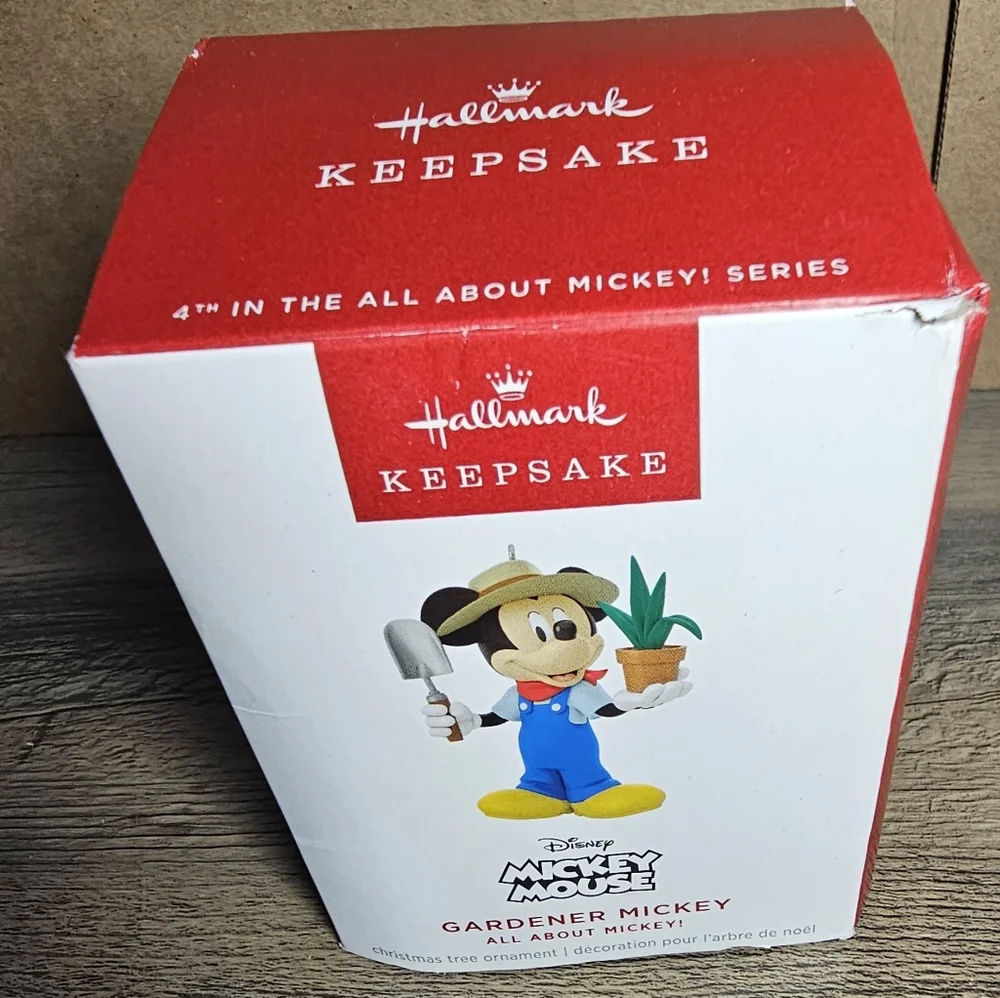 Hallmark Keepsake 2025 Disney All About Mickey! Gardener Mickey‎ Ornament NIB